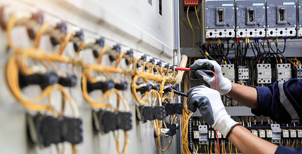 Professional Electrician technician working in Ortonville, MI